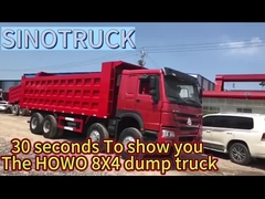 Sinotruk Howo 8x4 371 375 Truck Dump Giải pháp cuối cùng cho dầu diesel và tải trọng nặng