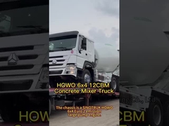 Sinotruk Howo 15 CBM Truck trộn bê tông tự tải 6x4 với động cơ WEICHAI