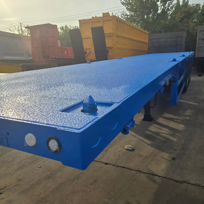 Mua Trọng lượng tối đa 30ton 20FT 40FT 45FT container xe tải phẳng để vận chuyển vật liệu xây dựng online manufacture