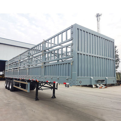 Mua 3 trục 12 lốp cao bên hàng rào hàng hóa bán xe kéo được trang bị với hệ thống treo cơ học và chuẩn 28 tấn thiết bị hạ cánh online manufacture