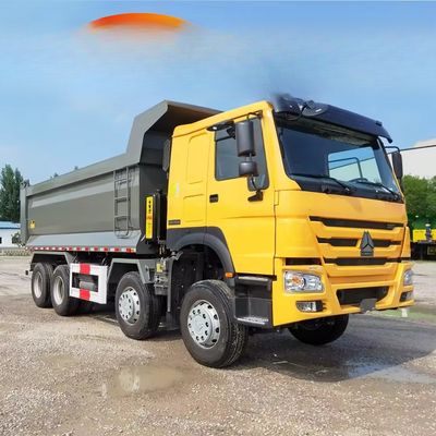 Giá tốt. Howo Euro 4 380hp 8x4 Dump Truck với hệ thống lái ZF8118 và 50 tấn dung lượng trực tuyến