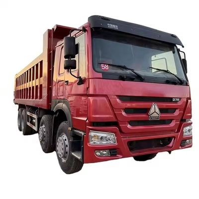 Giá tốt. 50 tấn 12 bánh xe Sinotruk Dump Truck sử dụng Howo 371 375 420 HP Xe tải 8X4 Đỏ trực tuyến