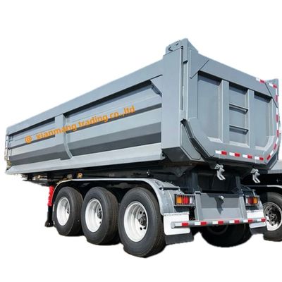 Giá tốt. 3-6 trục phía sau Dump Semi Trailer Heavy Duty Hydraulic Dump Trailer bán ở Tanzania trực tuyến