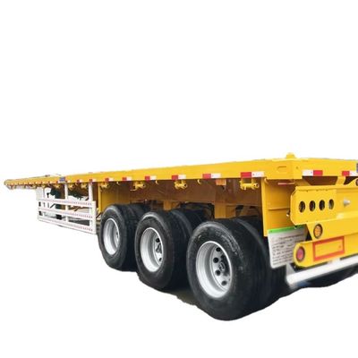 Giá tốt. 3 4 5 trục 40ft flatbed Semi trailer 60ft High Load Capacity 13T-16T cho Mexico trực tuyến