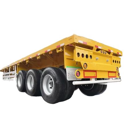 Giá tốt. Container vận chuyển 2 3 4 trục 20ft nền tảng bán trailer Flatbed bán trailer bán với Fuwa / BP trục trực tuyến
