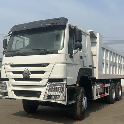 Giá tốt. Màu trắng tùy chỉnh HOWO 6X4 375HP ghế xe tải đổ rác≤5 Chiều dài container 5.60 * 2.35 * 1.5mm cho tiêu chuẩn khí thải Euro 2 trực tuyến