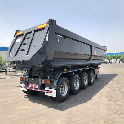 Giá tốt. 4-Axis HYVA Hydraulic Lift Cylinder Semi Trailer với Backflip U-Bucket Màu có thể được tùy chỉnh theo nhu cầu của khách hàng trực tuyến