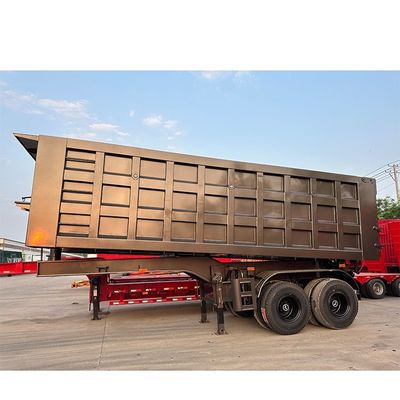Giá tốt. 2 trục 12R20 Dump Semi-Trailer với kích thước hộp kích thước bên trong 9200x2200x1200mm trực tuyến