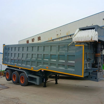 Giá tốt. 3 trục JOST 2.0/3.5-inch Kingpin 12R20 Lốp (12R22.5 Có thể được tùy chỉnh) Dump Semi Trailer trực tuyến