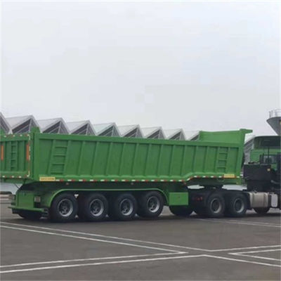 Giá tốt. 3/4Axle 12R20 Lốp Thickness bên tường 6 mm Thickness tấm dưới 8 mm 24 M3 Dump Semi trailer trực tuyến