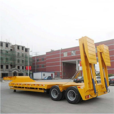 Giá tốt. Ứng dụng tùy chỉnh 2 trục 40t Ramp tự động thấp giường xe kéo cho vận chuyển hạng nặng trực tuyến